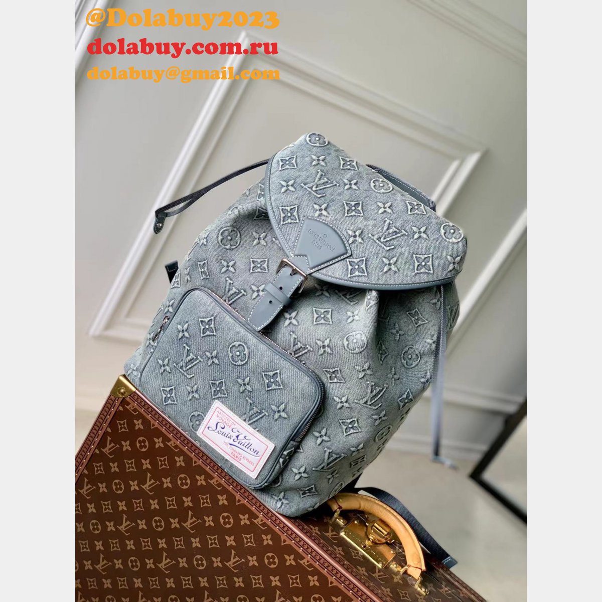 Montsouris Backpack Perfect Louis Vuitton M22534 Replica Bag