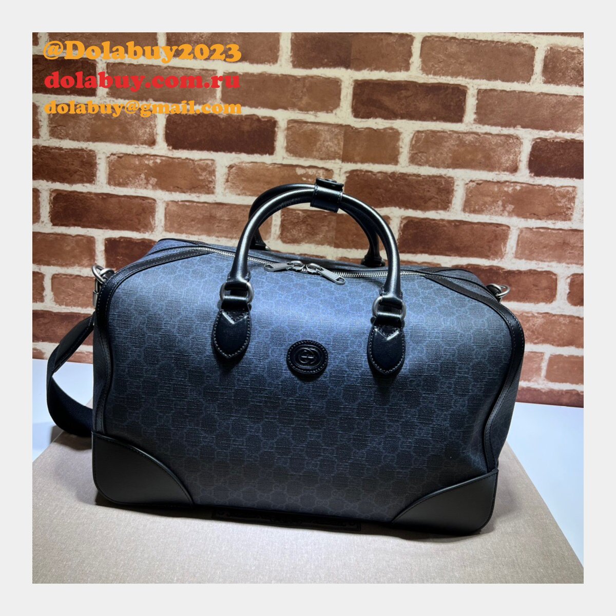 replicas G*u*i 696014 duffle interlocking g gg supreme bag