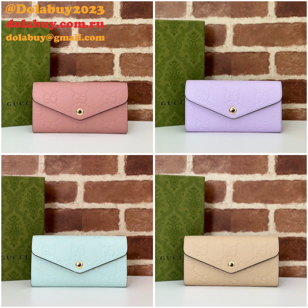 perfect best G*u*i replica 1:1 mirror 772791 gg continental wallet