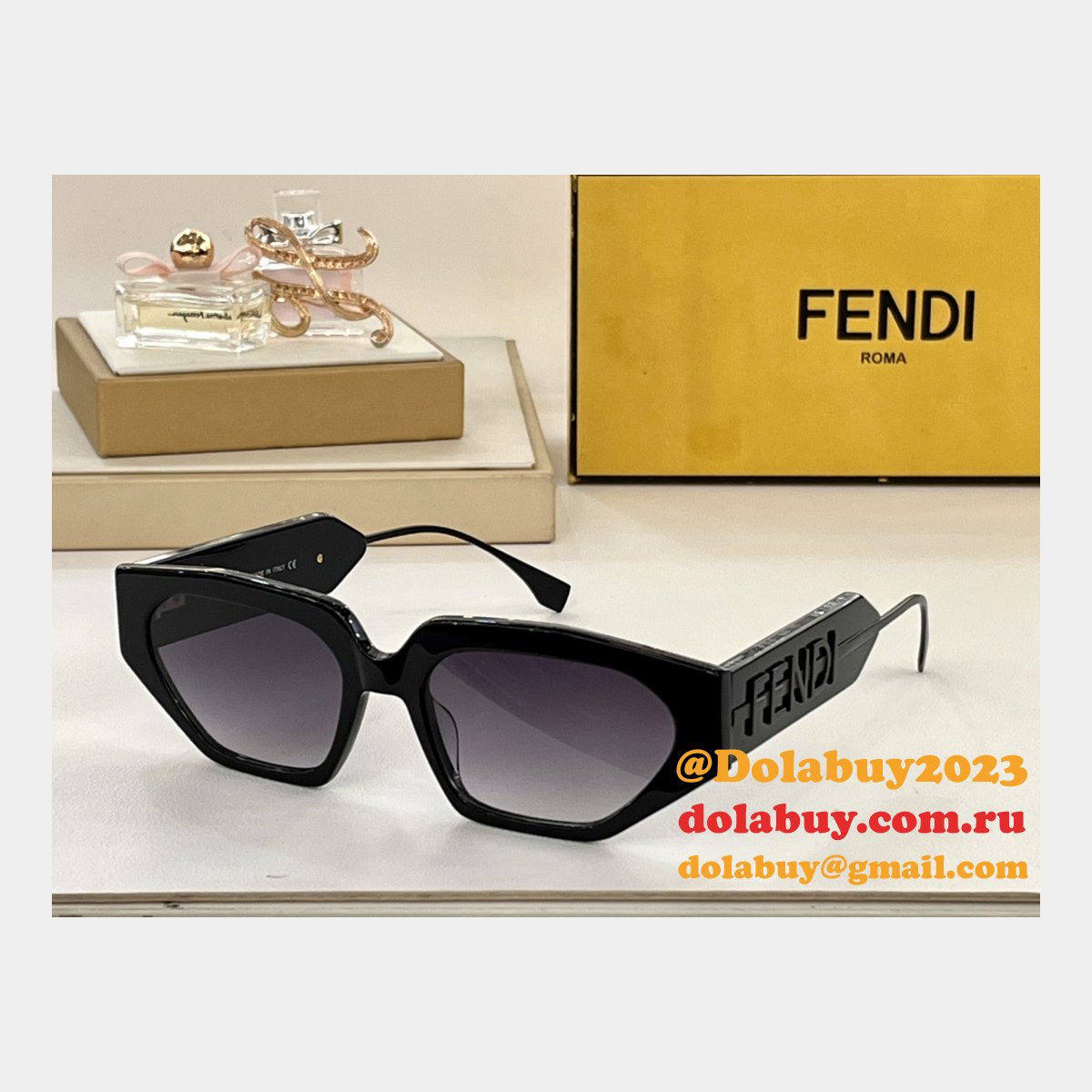 F**di inspired original fd50072l /40128i high quality replica sunglasses