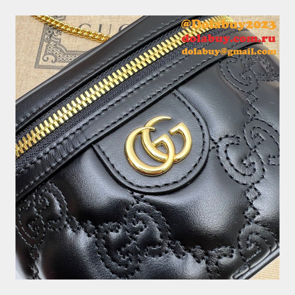 best G*u*i 723770 aaa fake gg matelassé top handle bag