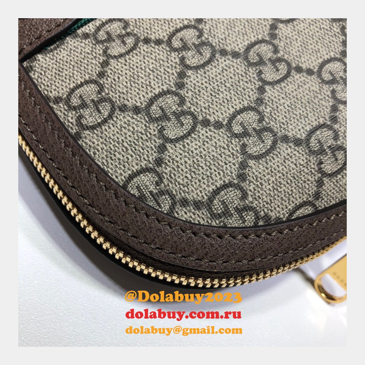knockoff G*u*i ophidia 625551 cosmetic case 7 star gg supreme canvas