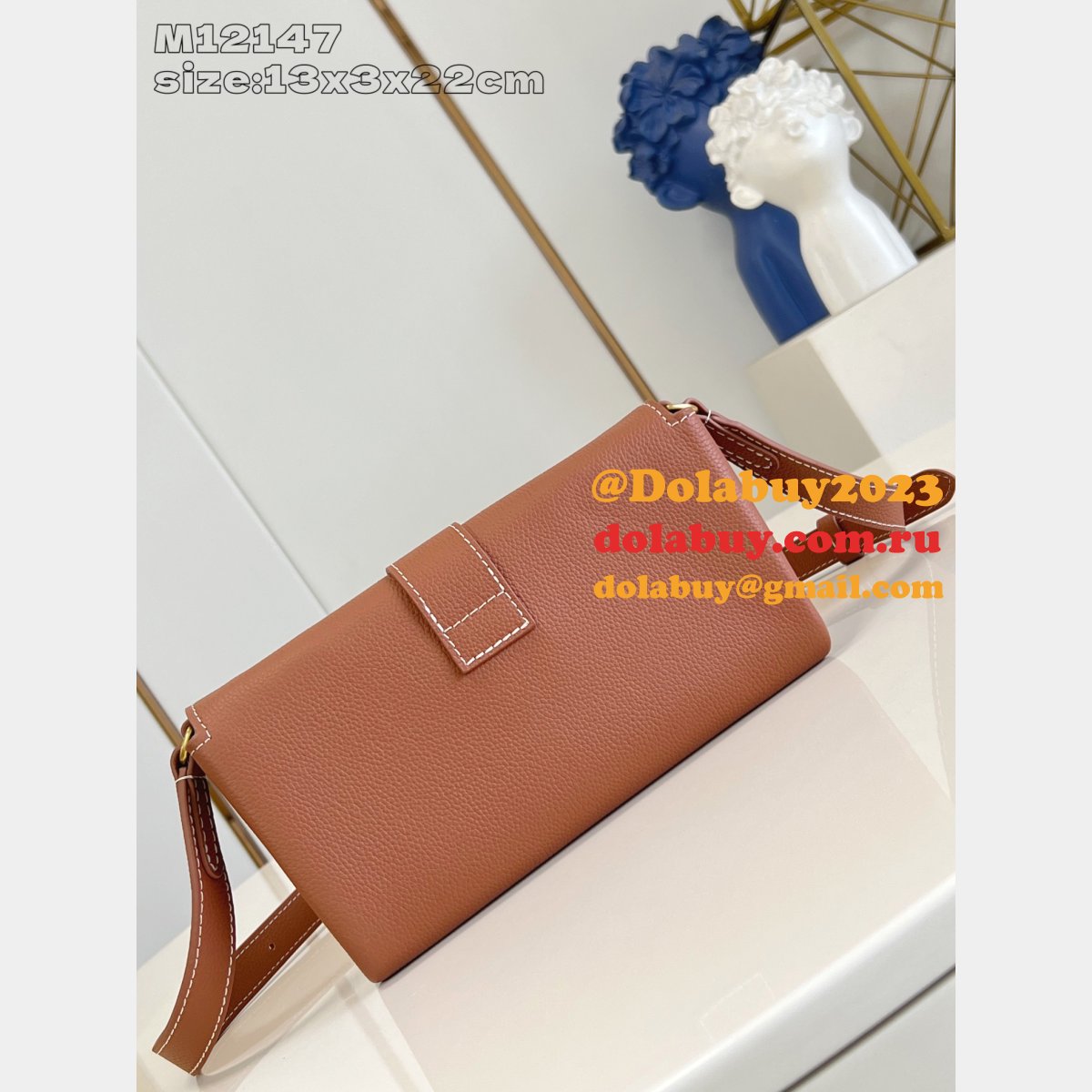 Louis Vuitton Designer Wallet On Chain Low Key M12147 Brown Bag
