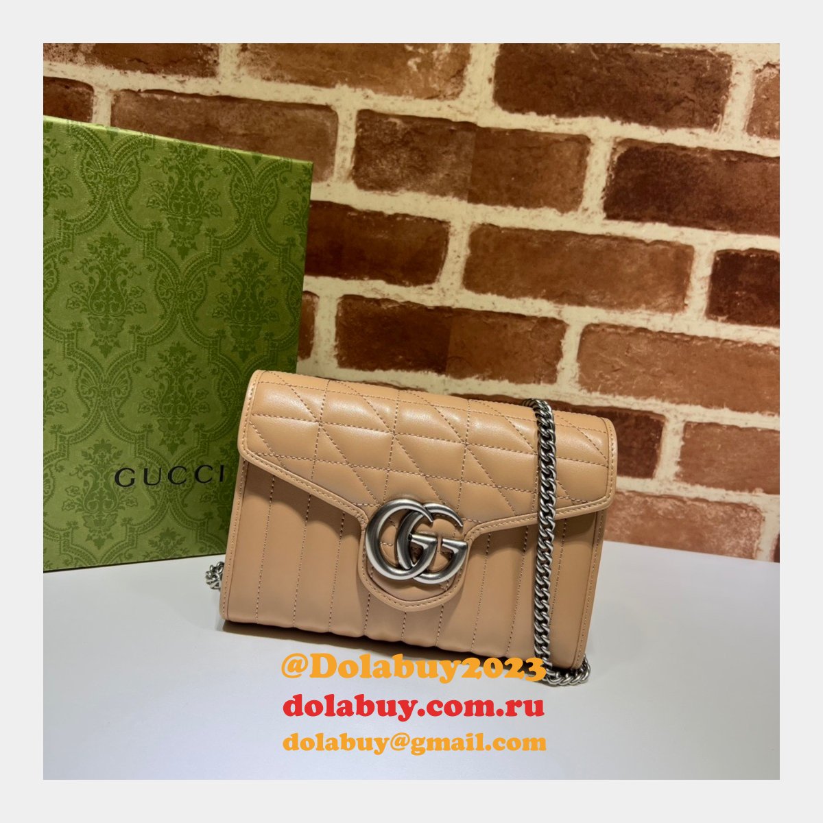 wholesale G*u*i uk 474575 gg marmont matelassé mini bag