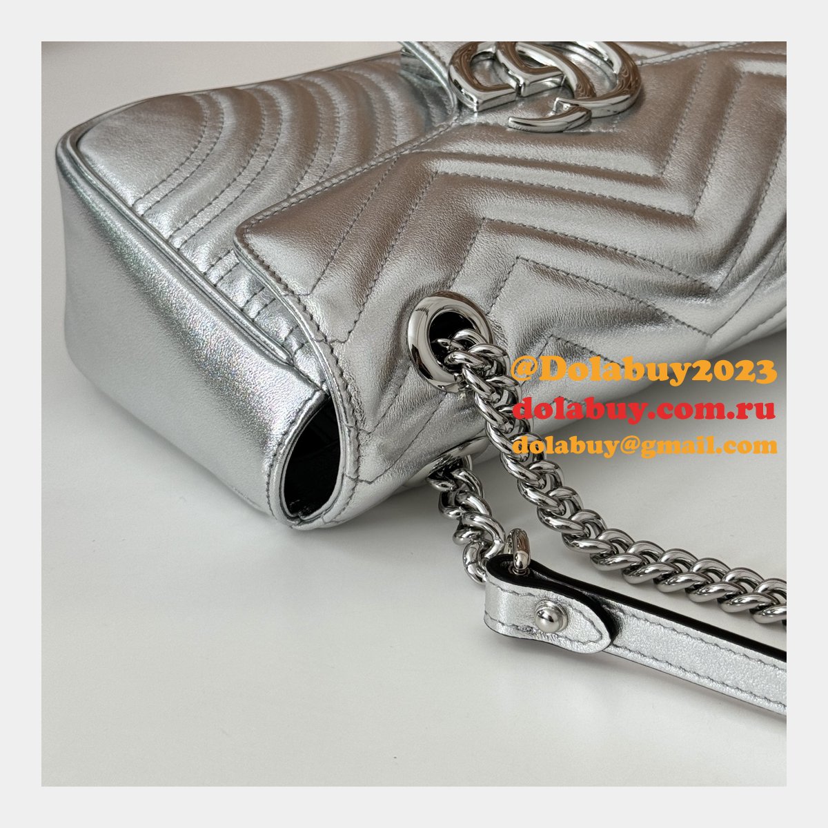 inspired G*u*i 443497 gg marmont small shoulder top quality bag