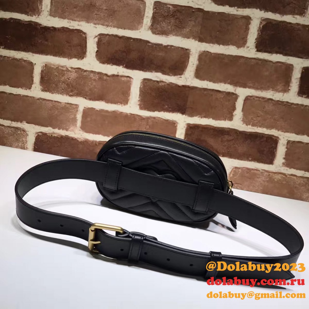 best 476434 G*u*i gg marmont matelassé leather belt bag