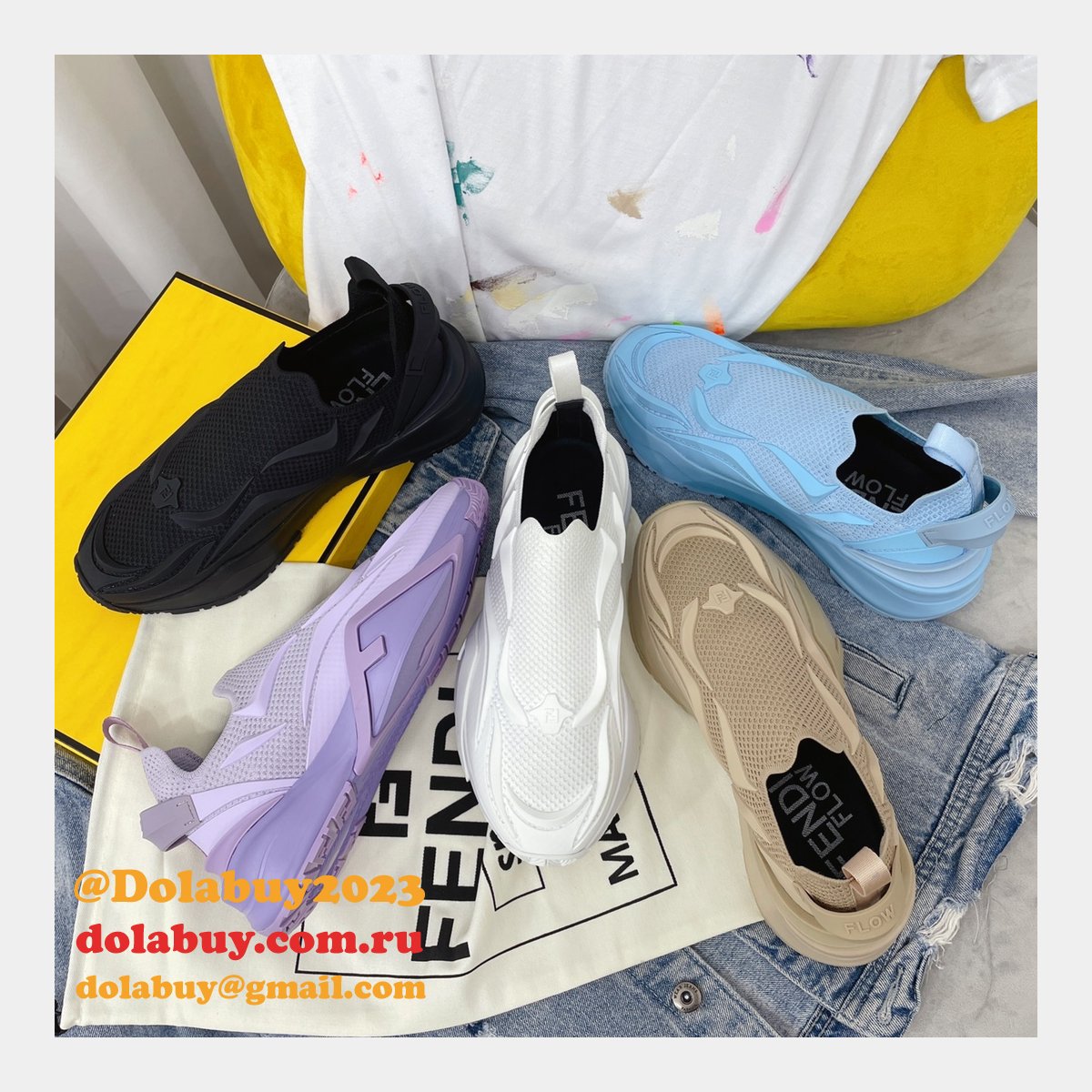 is a replica flow F**di of a shoe fake tpu