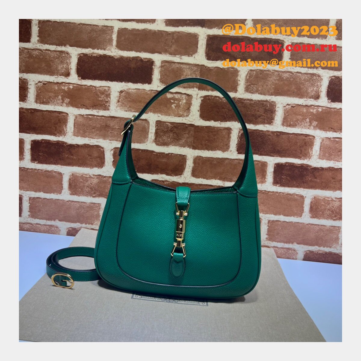best quality fake G*u*i 636709 jackie 1961 natural grain bag