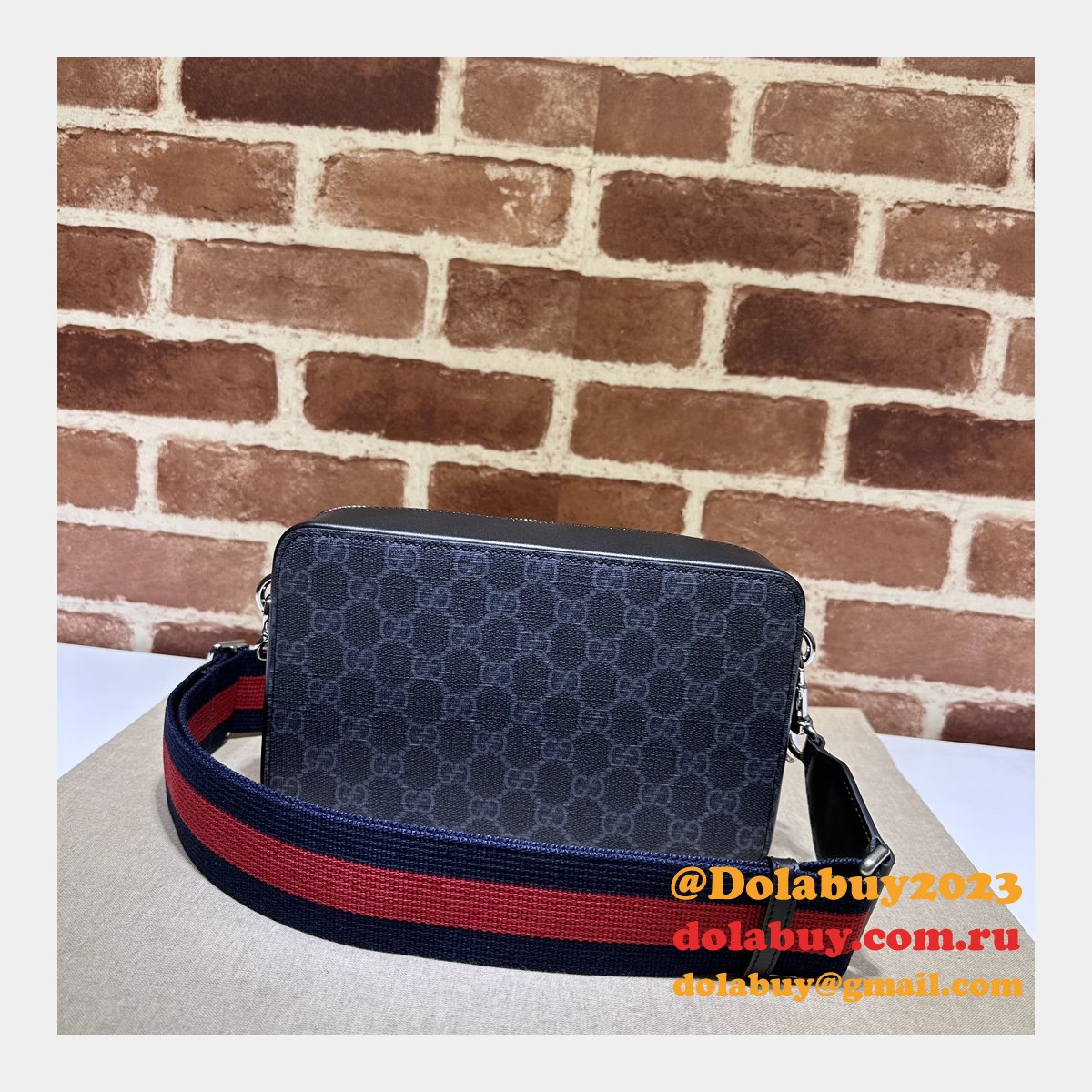 gg supreme leathergoods G*u*i replicas 774161 mens shoulder bag