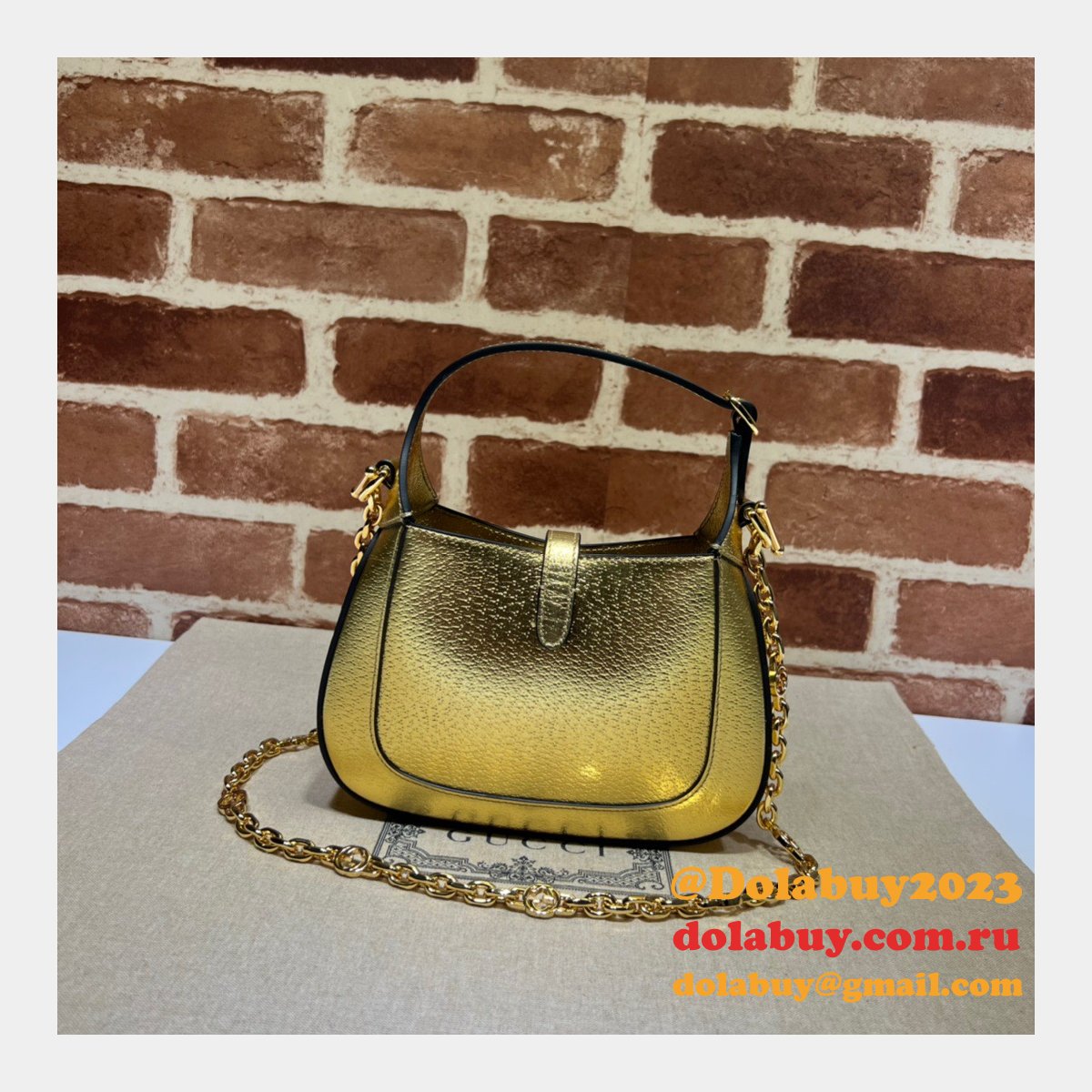 G*u*i replica chain 675799 jackie 1961 lizard cheap bag