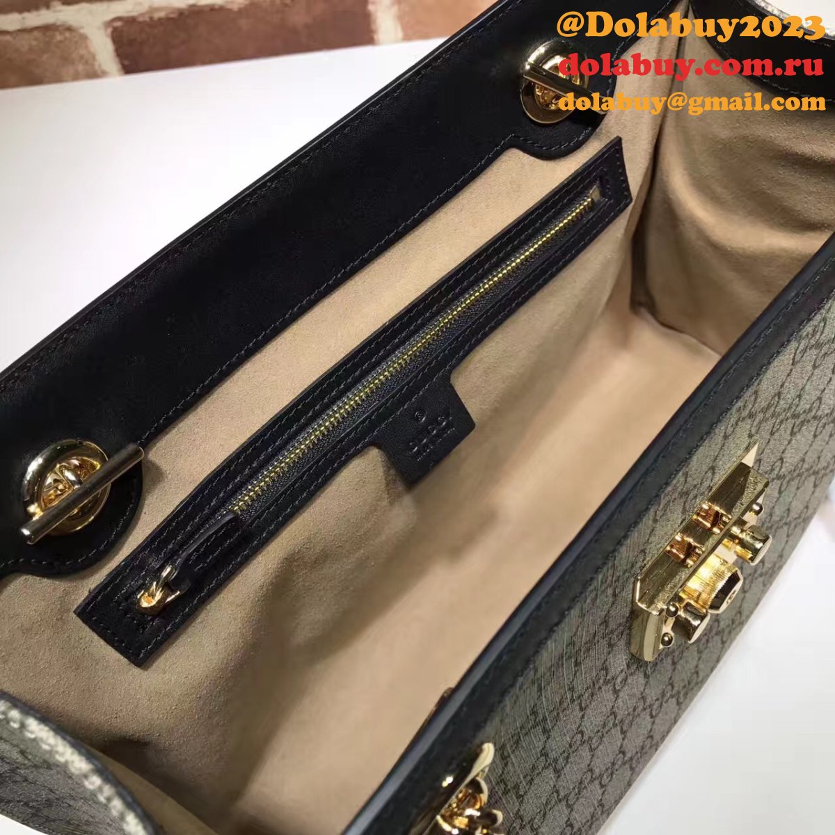 replicas G*u*i padlock medium gg shoulder bag 479197