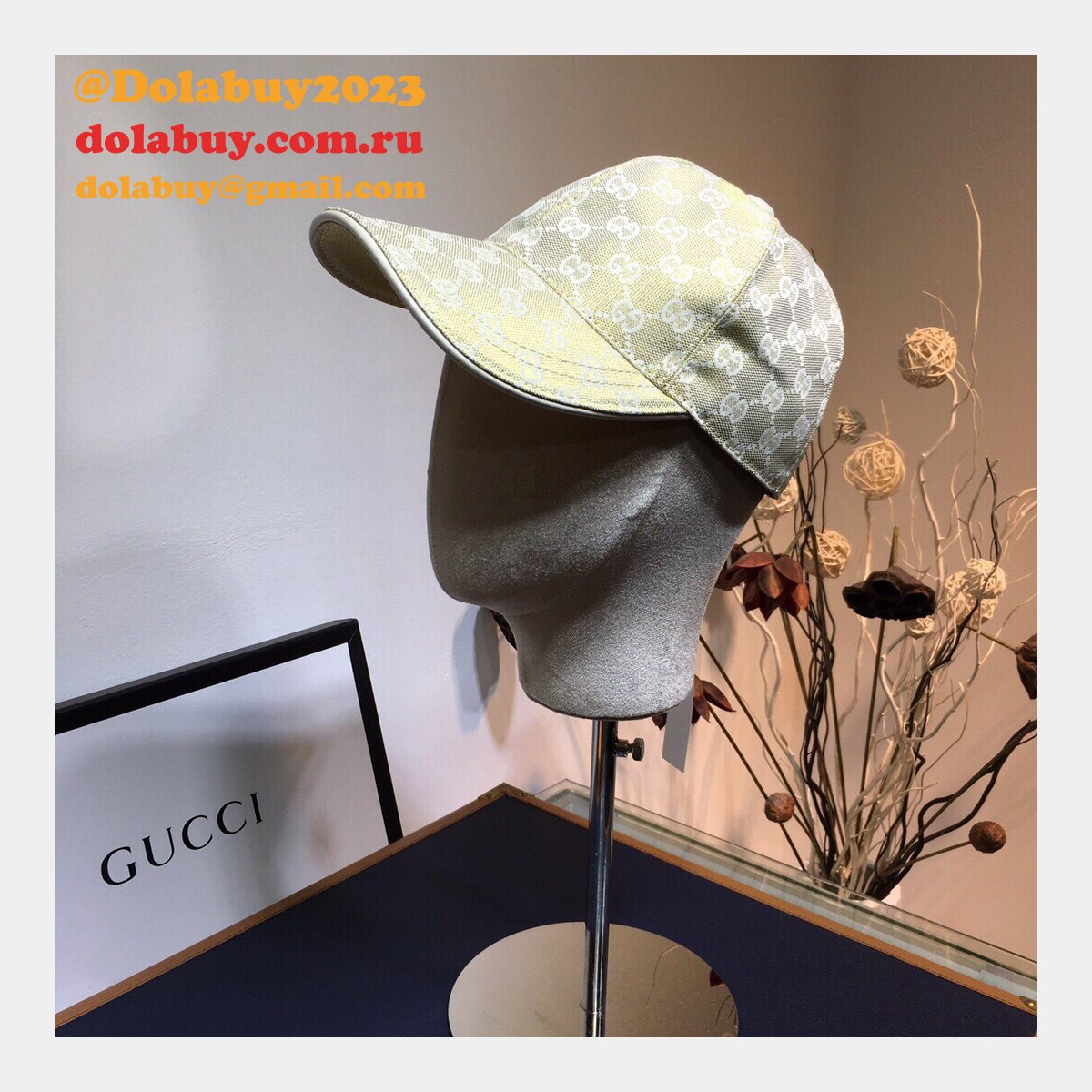replica G*u*i cowhide leather adjustment strap hats
