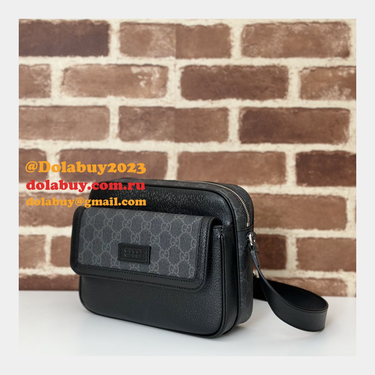 men G*u*i replicas 795464 small gg crossbody 795464 black bag