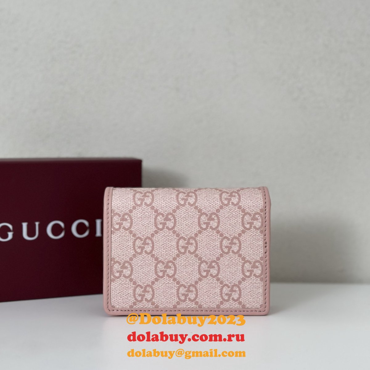 G*u*i inspired gg emblem compact wallet 820692/621887 bag