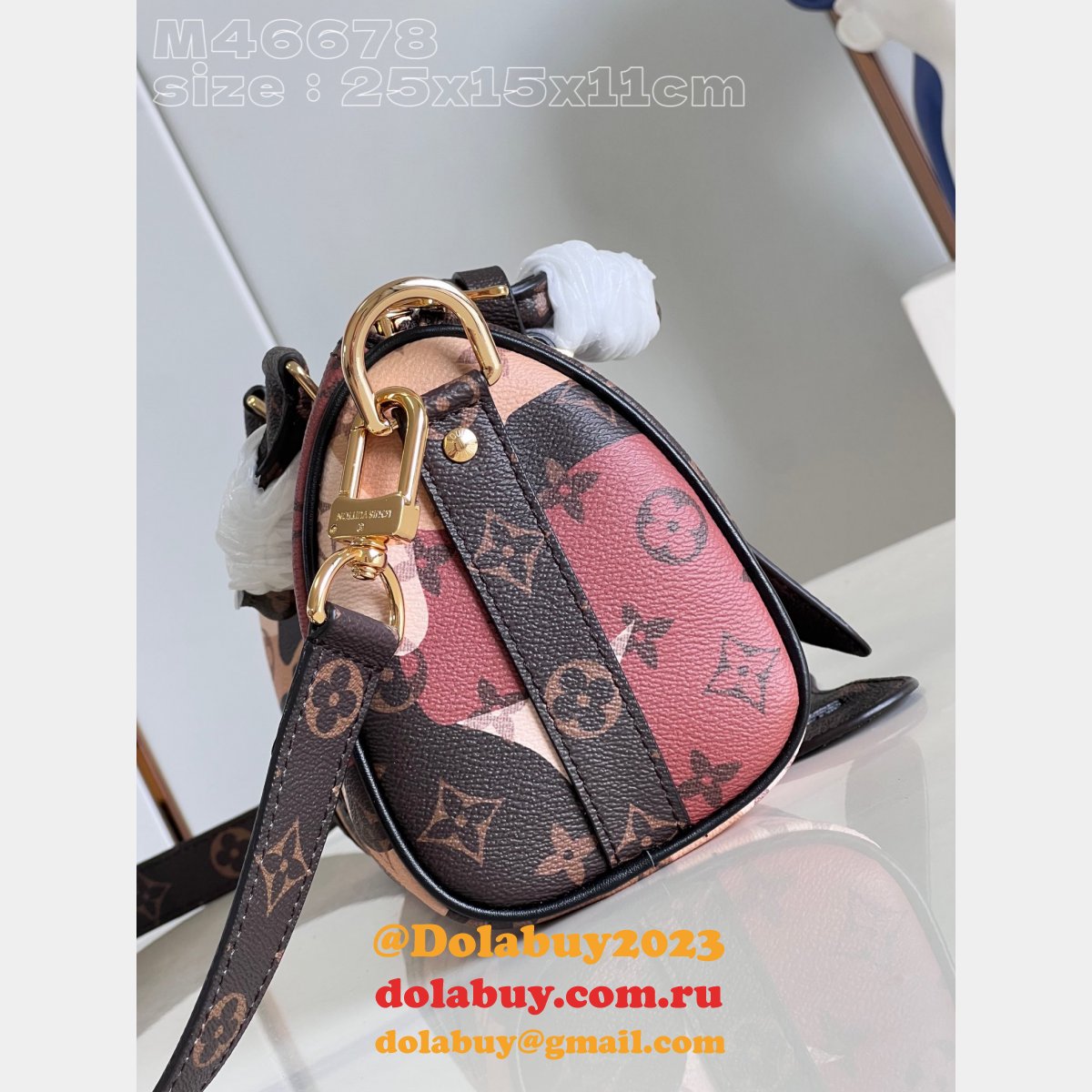 Keepall Bandoulière 25 Brown M46678 Louis Vuitton Replica Bags