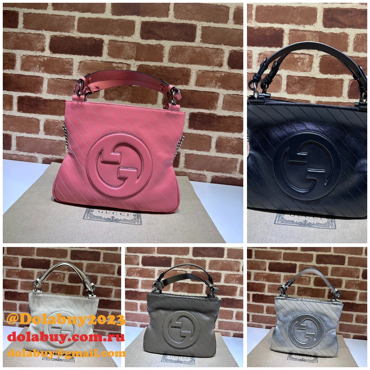 blondie tote designer replica G*u*i 751518 bags store