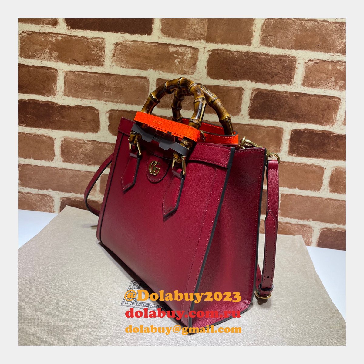 aaa replica designer G*u*i 660195 diana small tote leather handbags