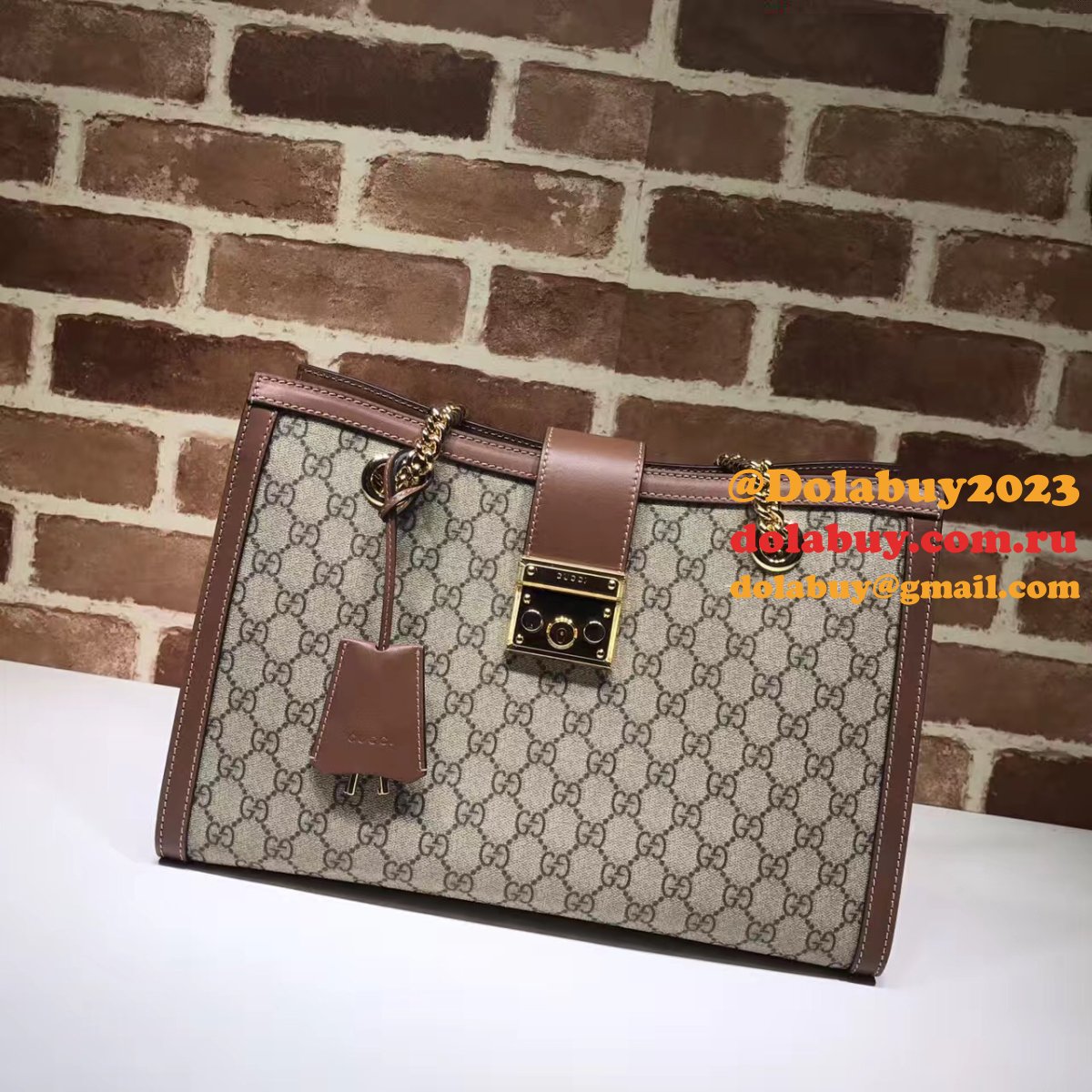 replicas G*u*i padlock medium gg shoulder bag 479197