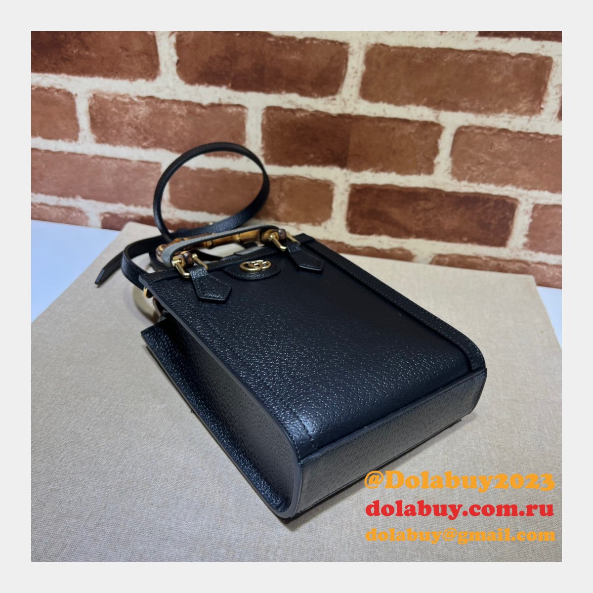 G*u*i replicas diana 1:1 mirror tote perfect 739079 bag