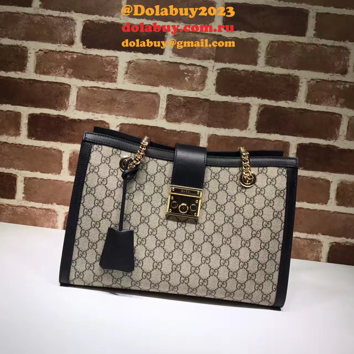 replicas G*u*i padlock medium gg shoulder bag 479197