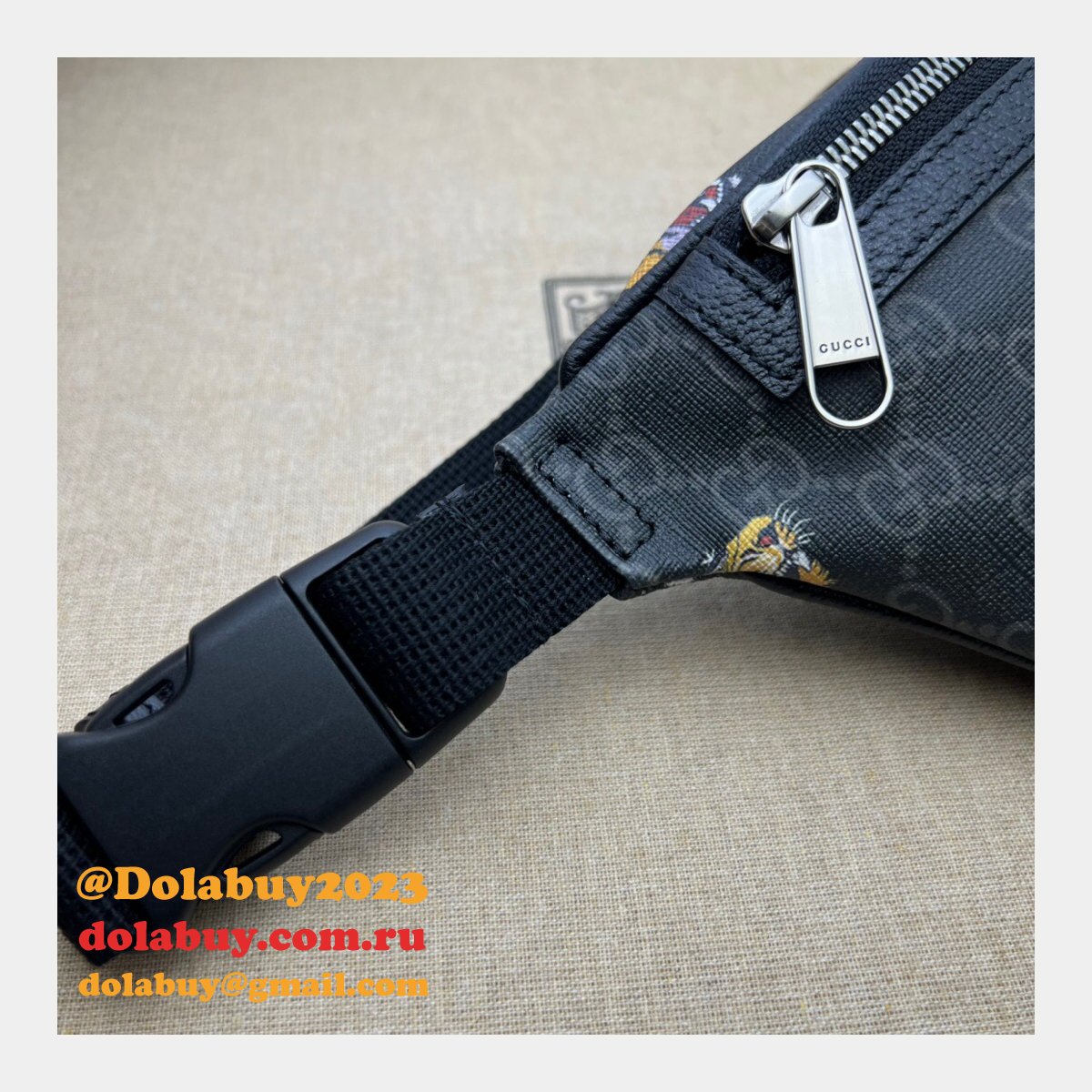 G*u*i designer replica gg tiger men 675181 belt bags