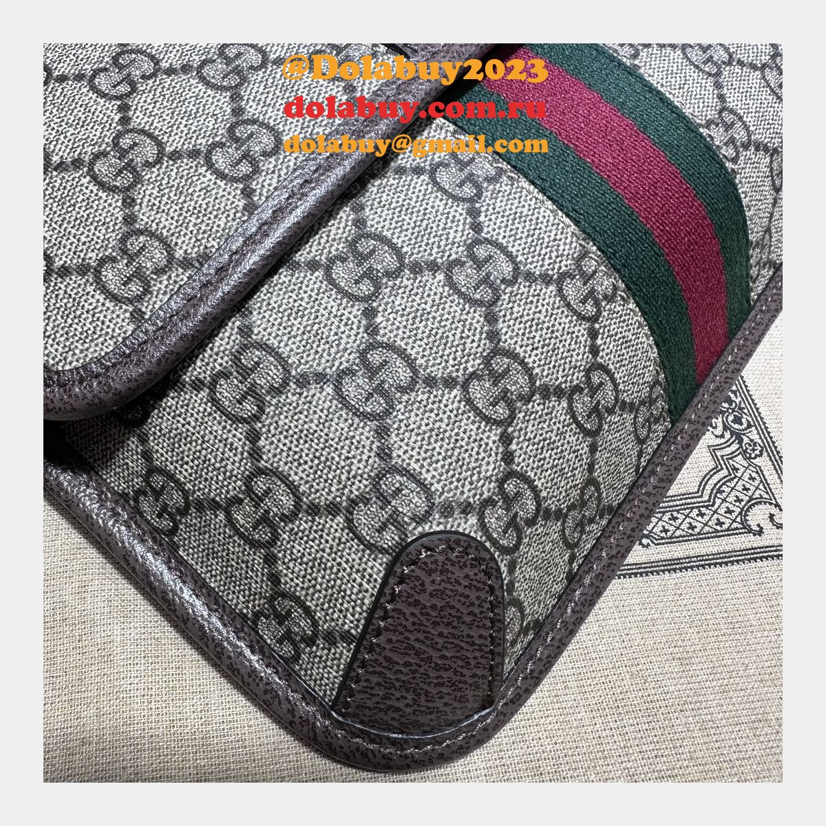 ophidia gg perfect G*u*i 752597 belt ebony supreme replica bag
