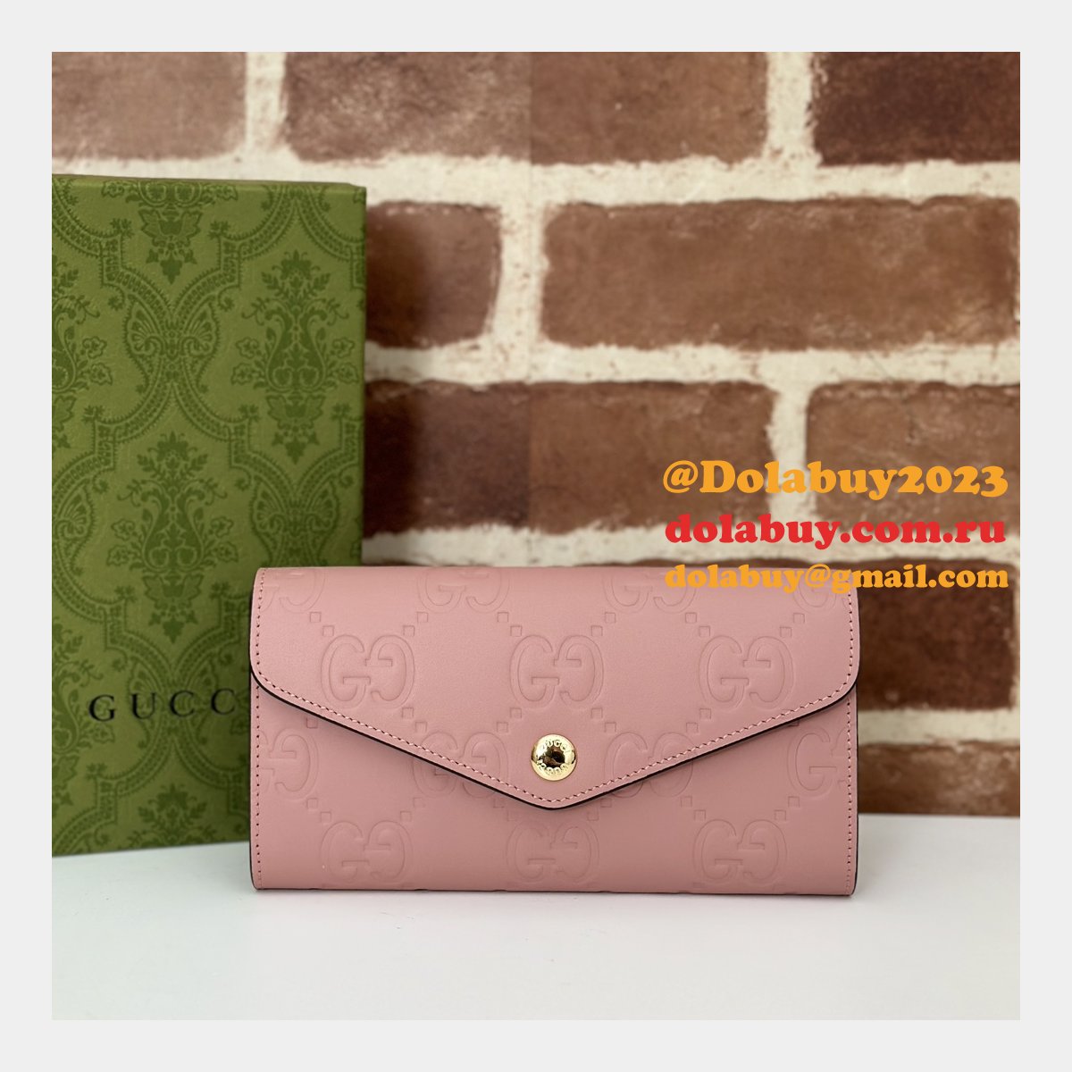 perfect best G*u*i replica 1:1 mirror 772791 gg continental wallet