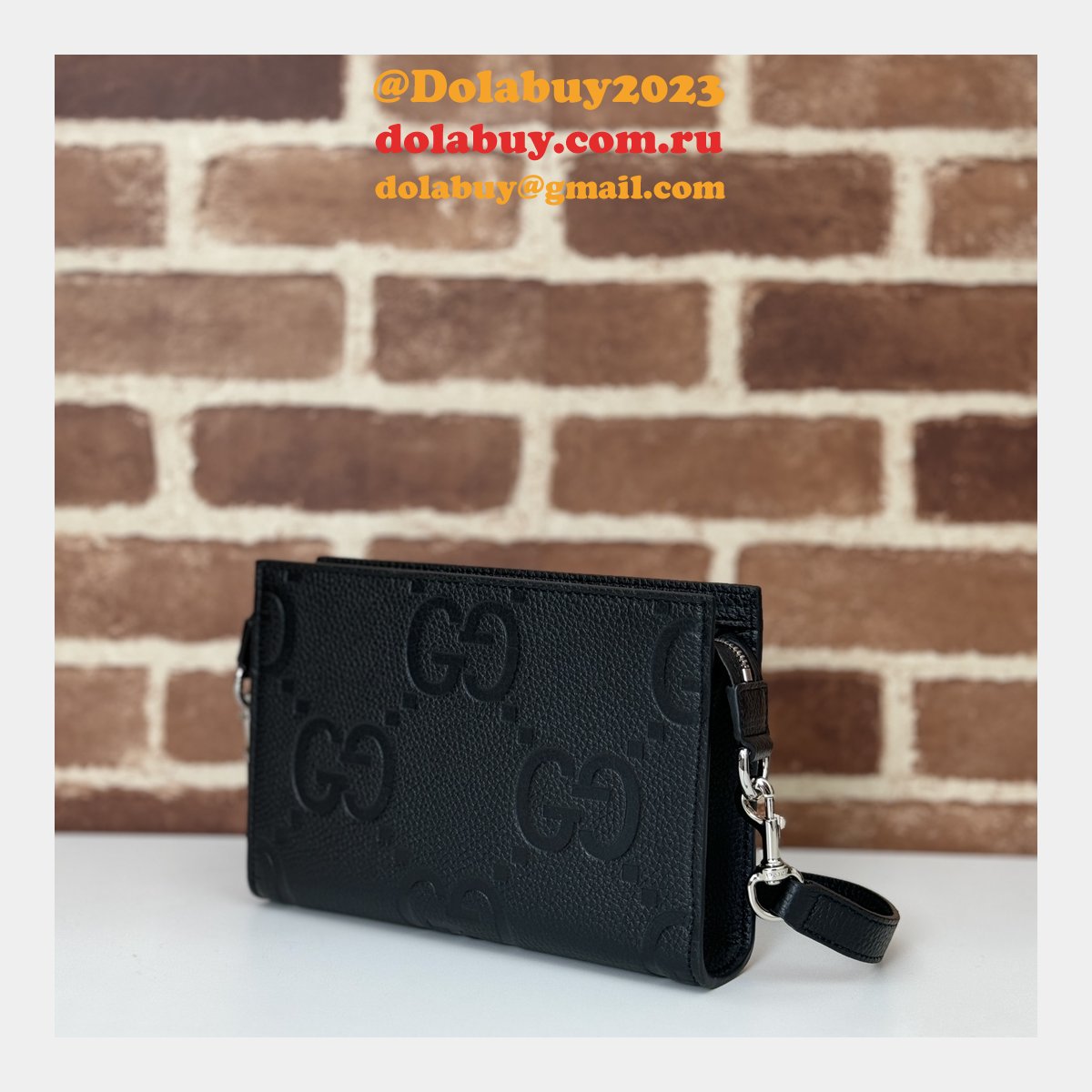 quality G*u*i wholesale 795240 replicas jumbo gg uk black bag