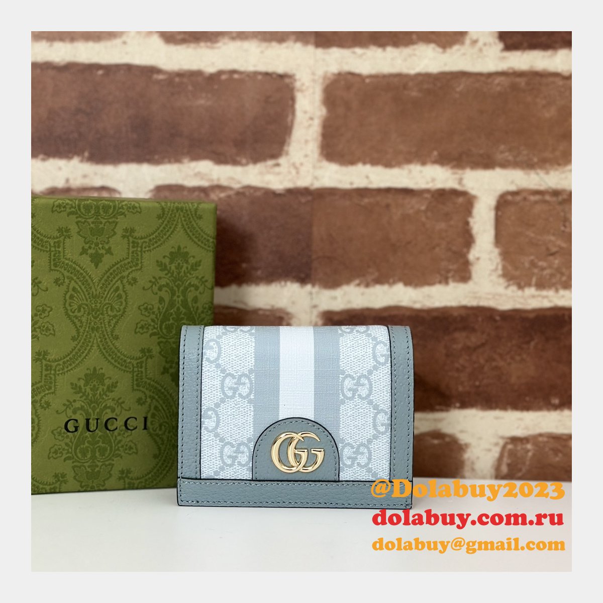 G*u*i perfect gg supreme ophidia card case wallet 523155 bag