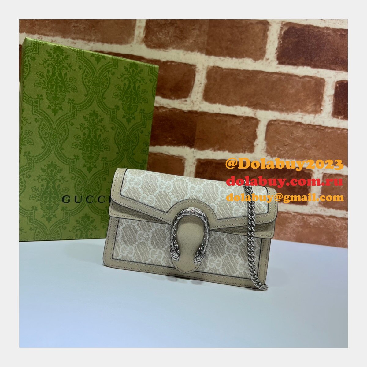 G*u*i replica ladies 476432 dionysus leather super perfect bag