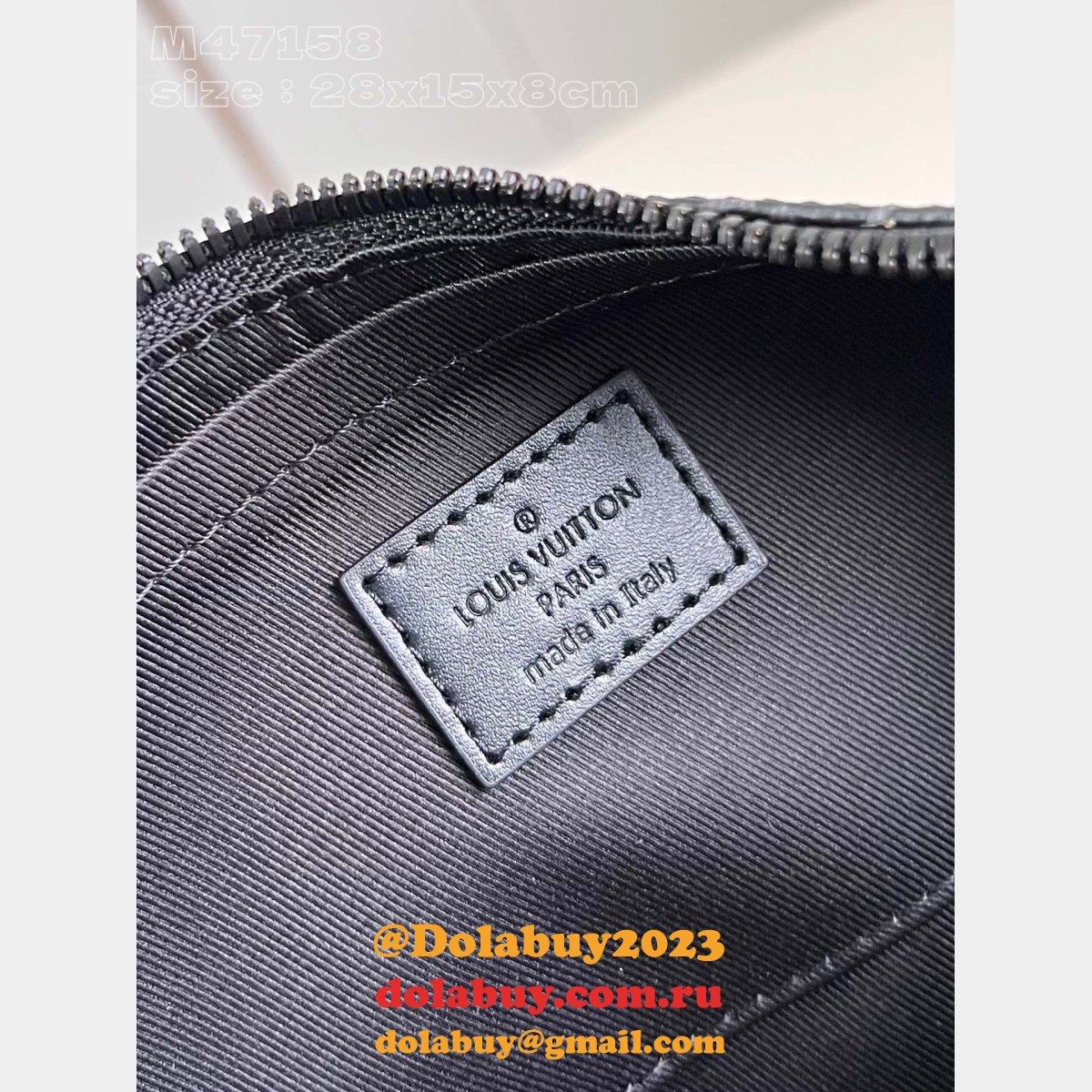 Hamac Bag Louis Vuitton Inspired M47158 Monogram Eclipse Canvas
