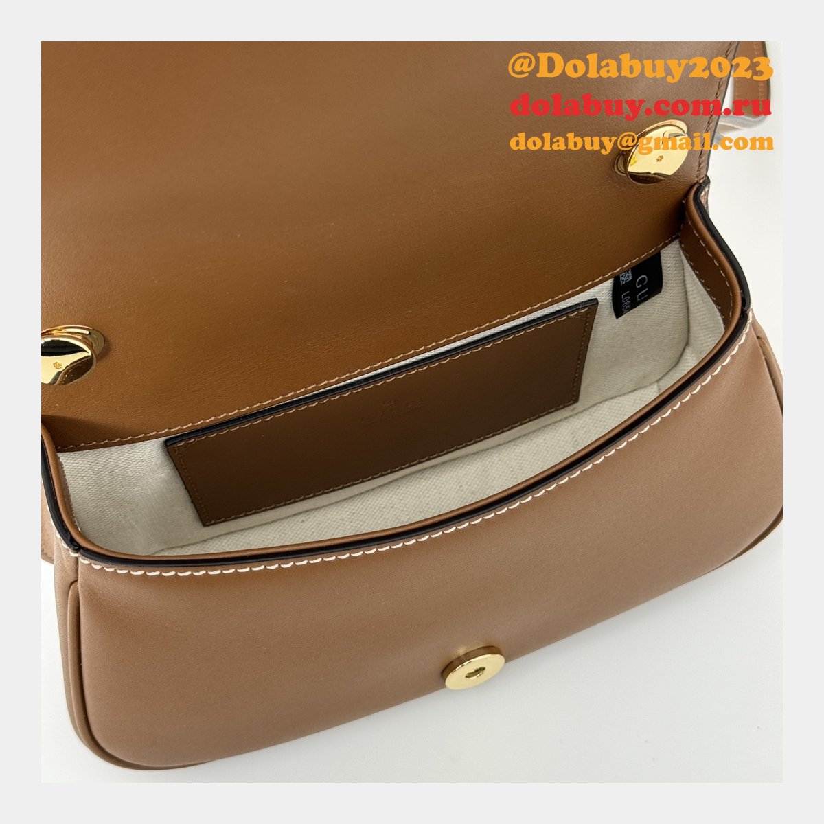 G*u*i blondie knockoff 815700 shoulder natural canvas bag