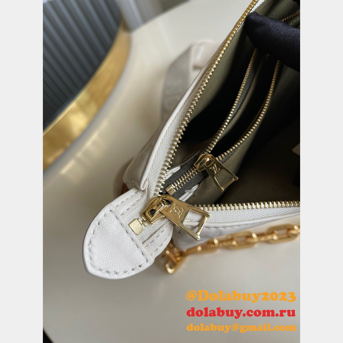 Louis Vuittons Coussin PM Other Leathers M57790 Black or Cream