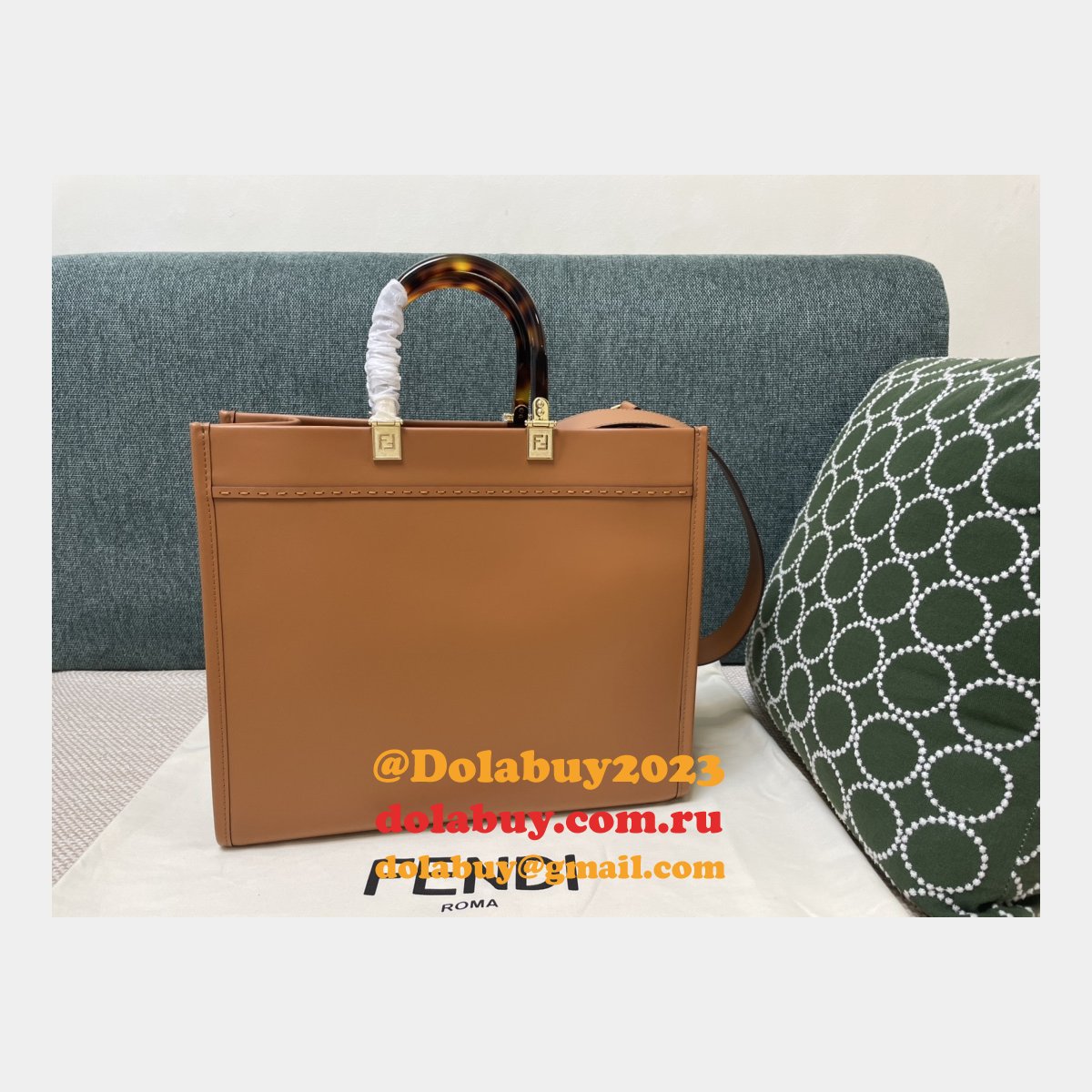 best knockoff F**di tote sunshine small handbag