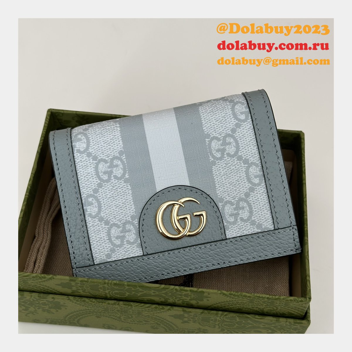 G*u*i perfect gg supreme ophidia card case wallet 523155 bag