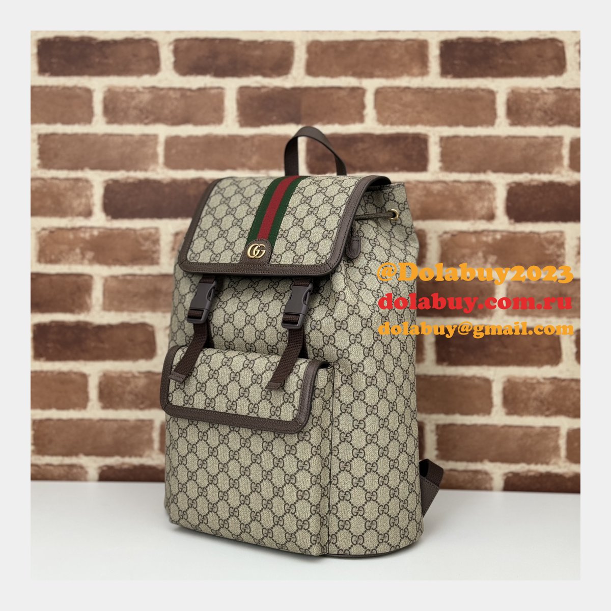 G*u*i wholesale fake ophidia large gg backpack 792104 bag