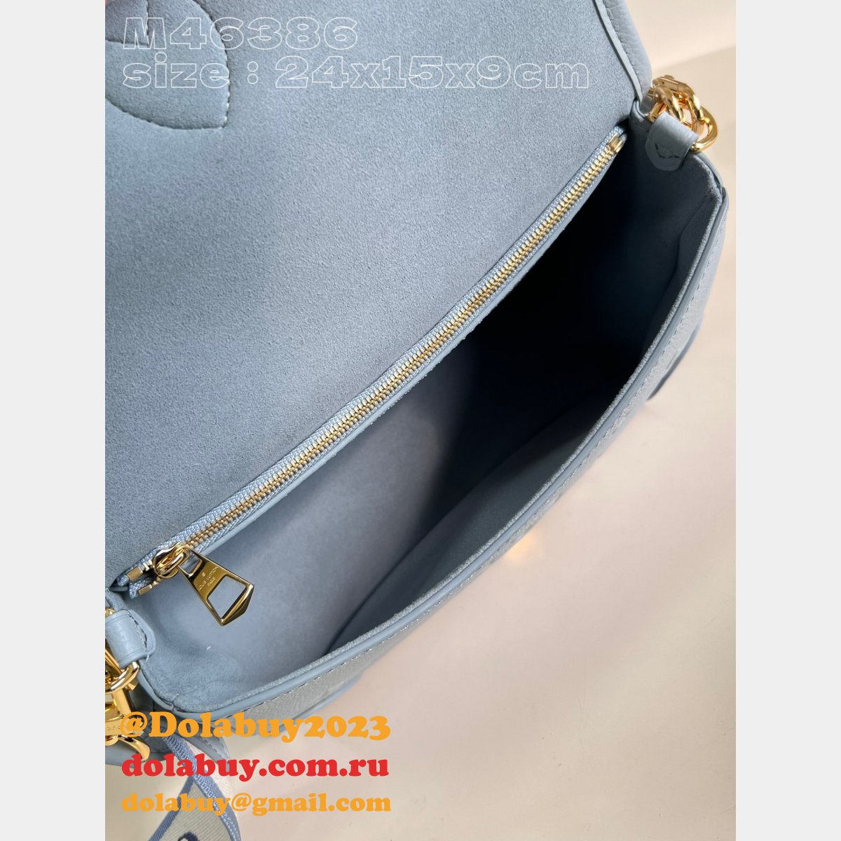 diane inspired blue m46386 monogram empreinte l0vis Vvtt0n replica bag
