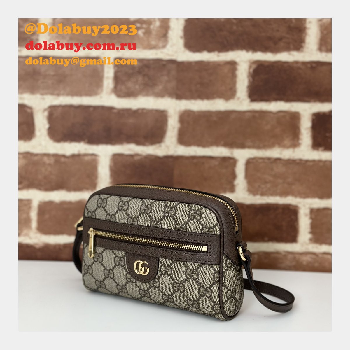 duplicate G*u*i 772311 ophidia gg super designer shoulder bag