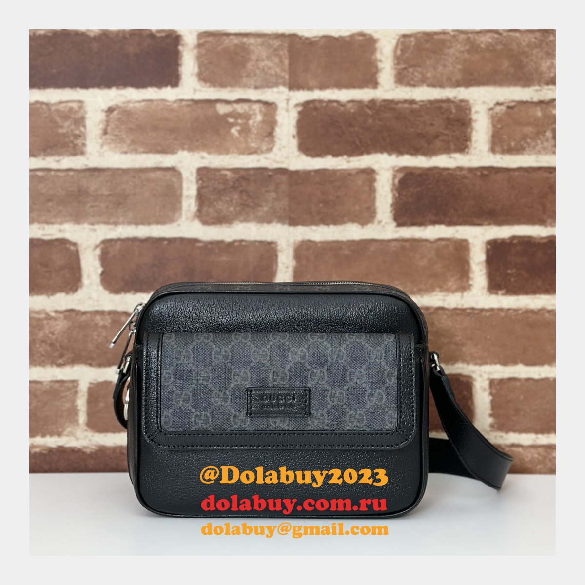 men G*u*i replicas 795464 small gg crossbody 795464 black bag