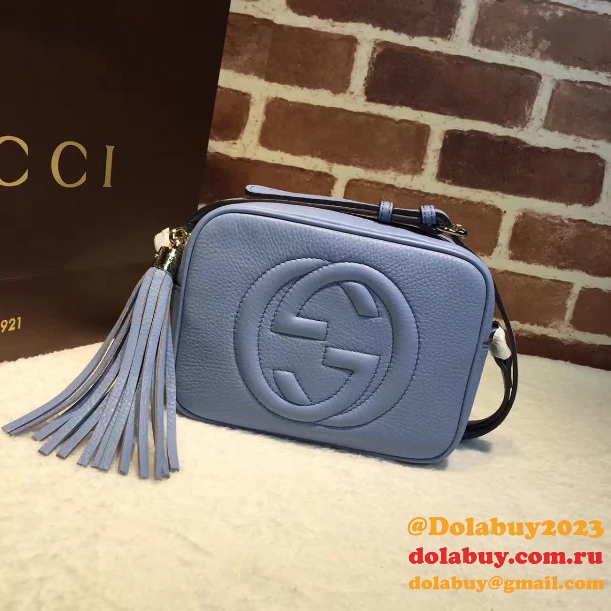 aaa+ G*u*i replicas soho small leather disco 308364 bag