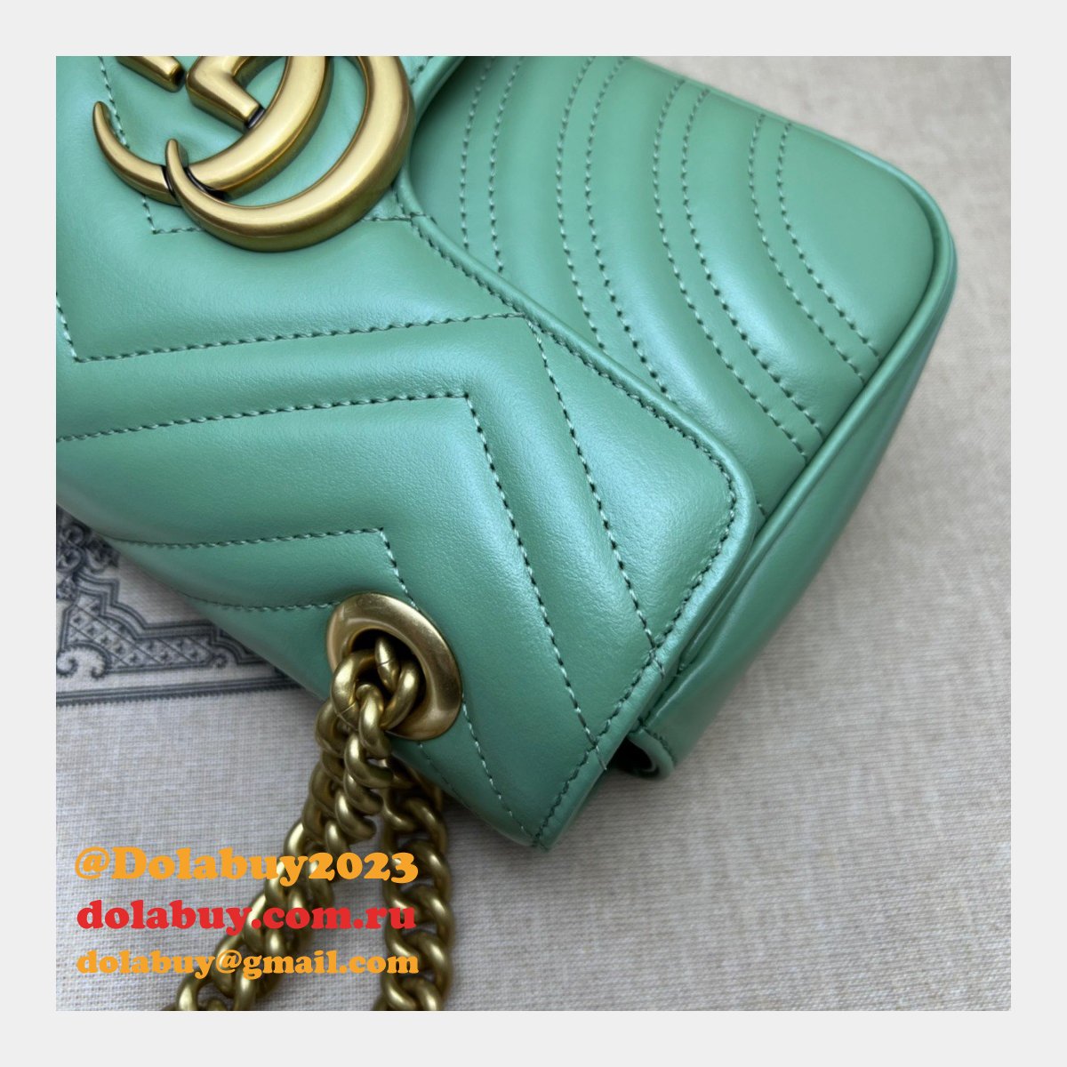 perfect G*u*i gg marmont 446744 replica handbags