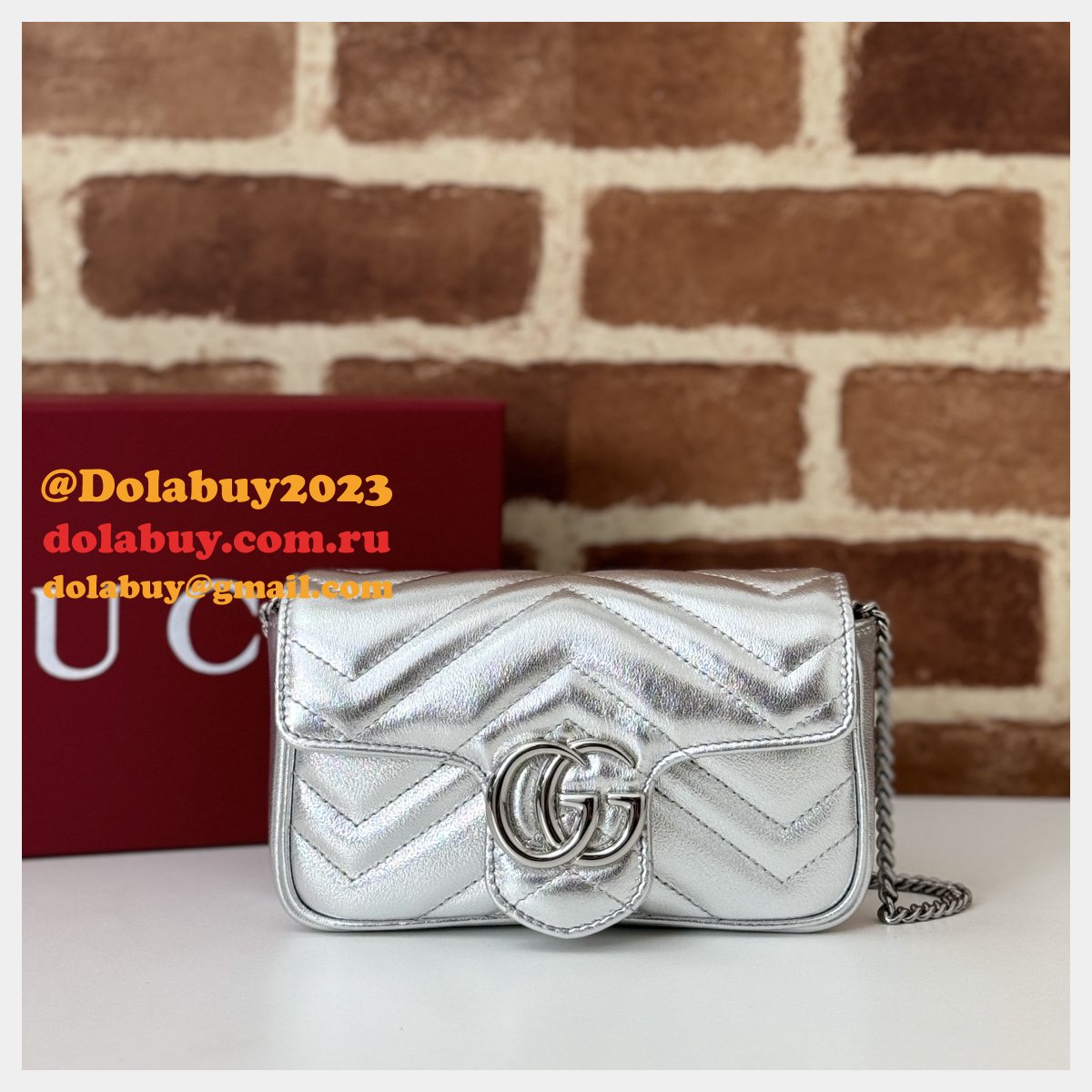 wholesale G*u*i 476433 best gg marmont super mini bag