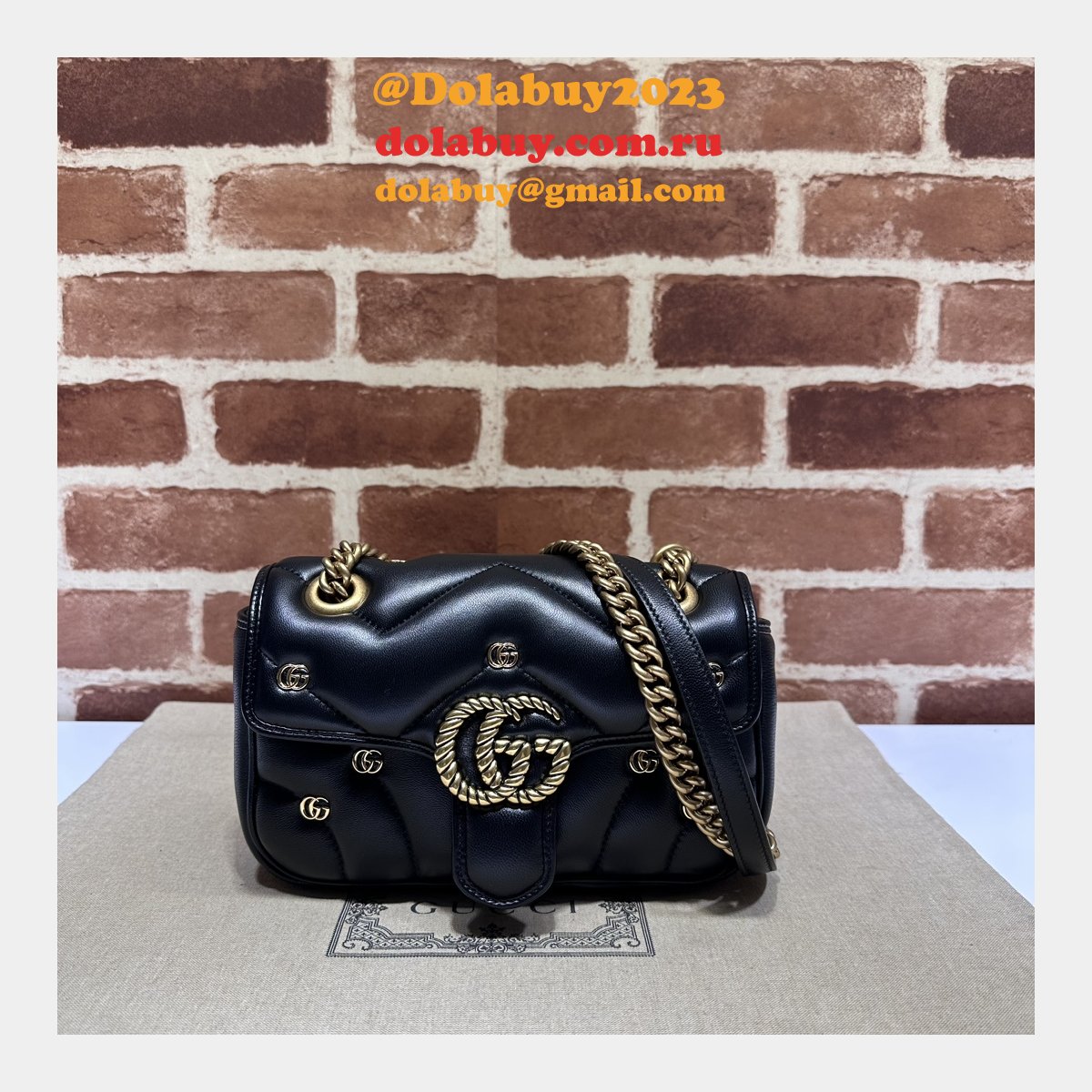gg marmont matelassé 446744 wholesale G*u*i replicas bag