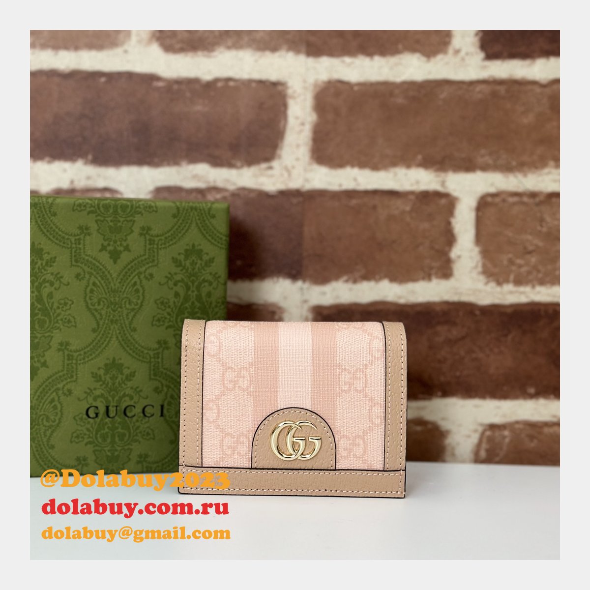G*u*i perfect gg supreme ophidia card case wallet 523155 bag