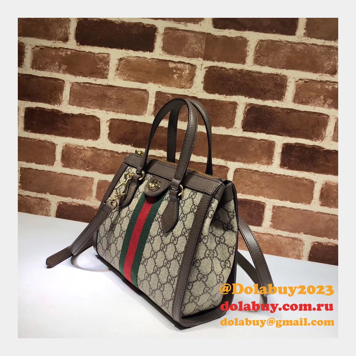 top quality G*u*i gg 547551 supreme flora ophidia small tote bag