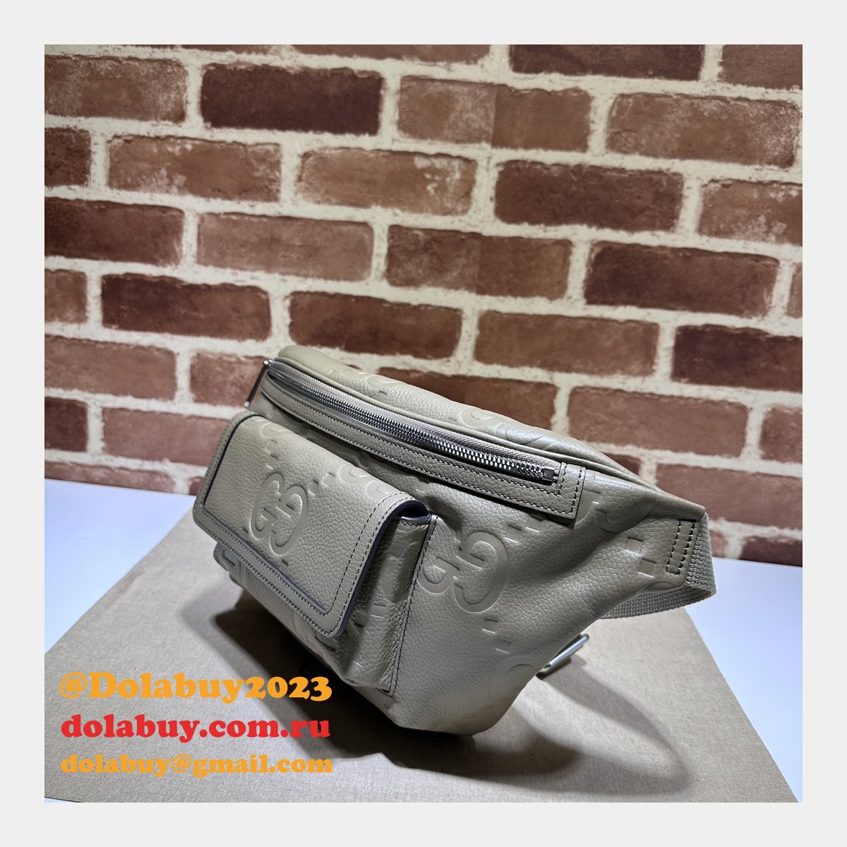 G*u*i 7 star g jumbo belt 645093 replica bag