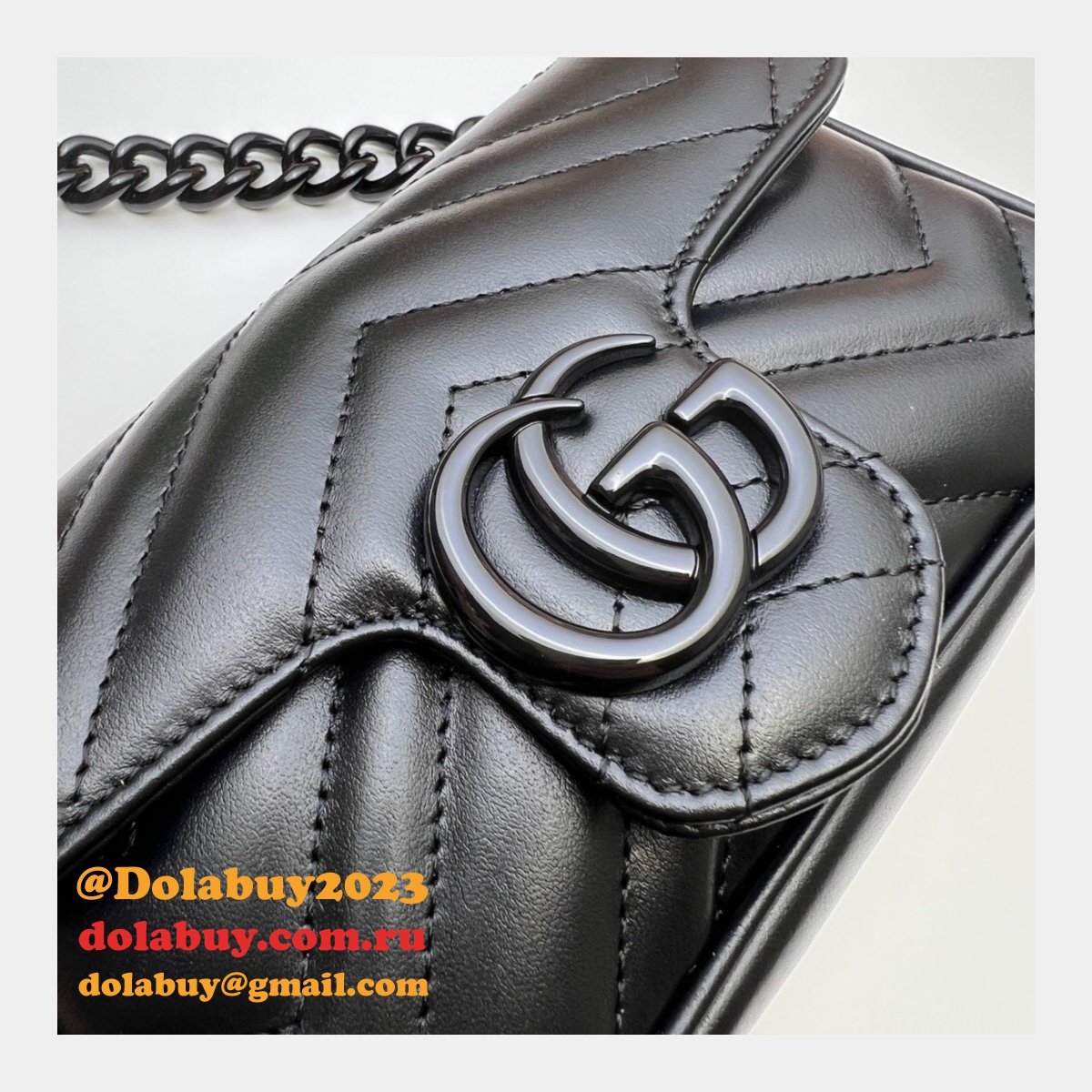 best high quality replica G*u*i gg marmont belt 699757 bag