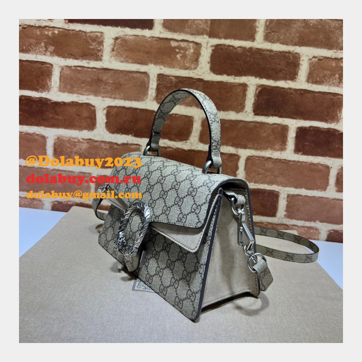 perfect G*u*i 739496 luxury dionysus top handle fake bag