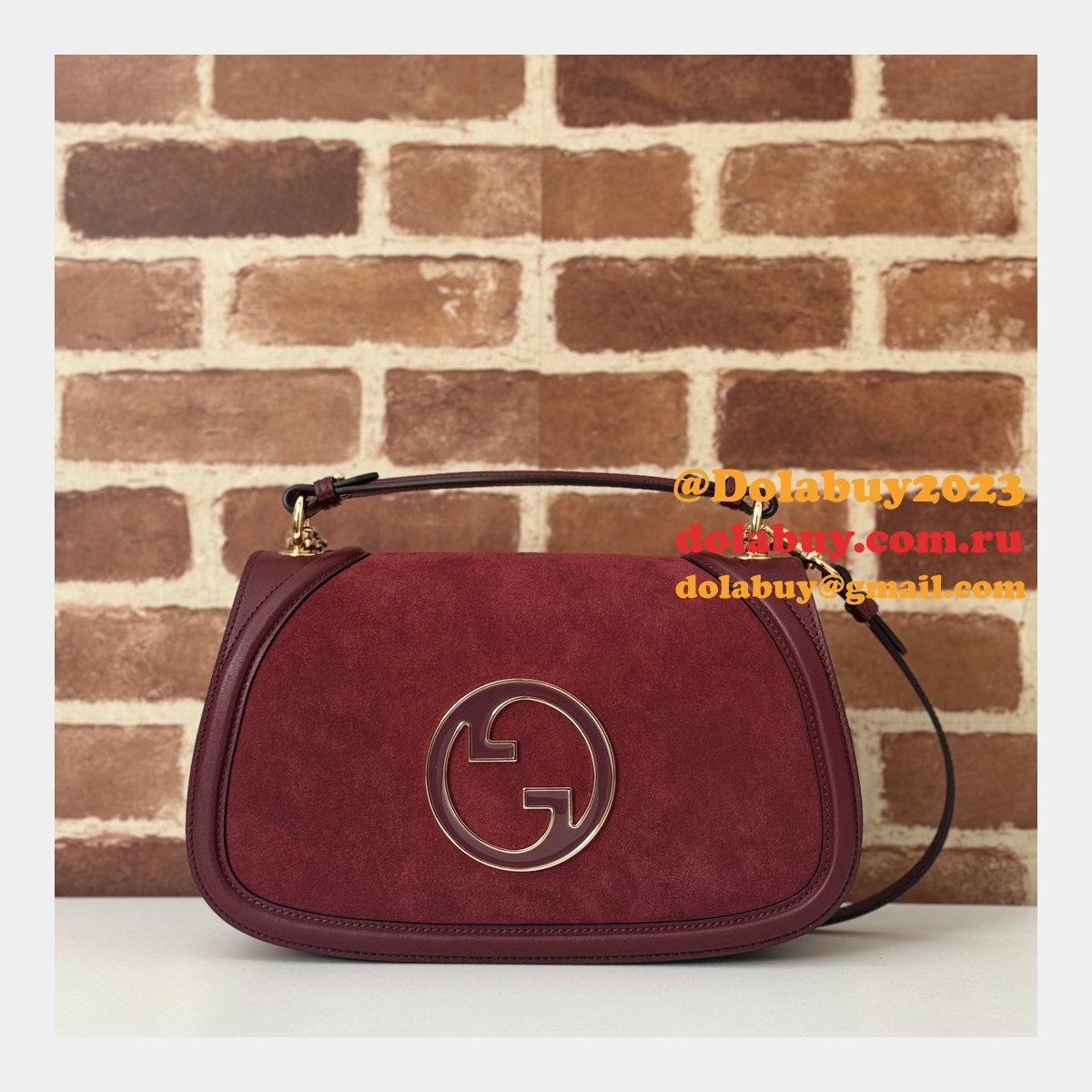 designer replica 815719/815711/815715 G*u*i blondie shoulder top handle bag