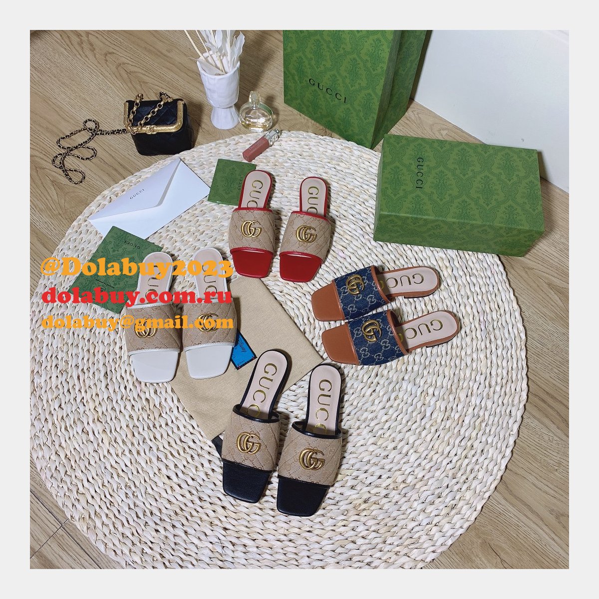 luxury aaa+ G*u*i replica calfskin shoes online